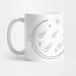 Meteor shower Mug